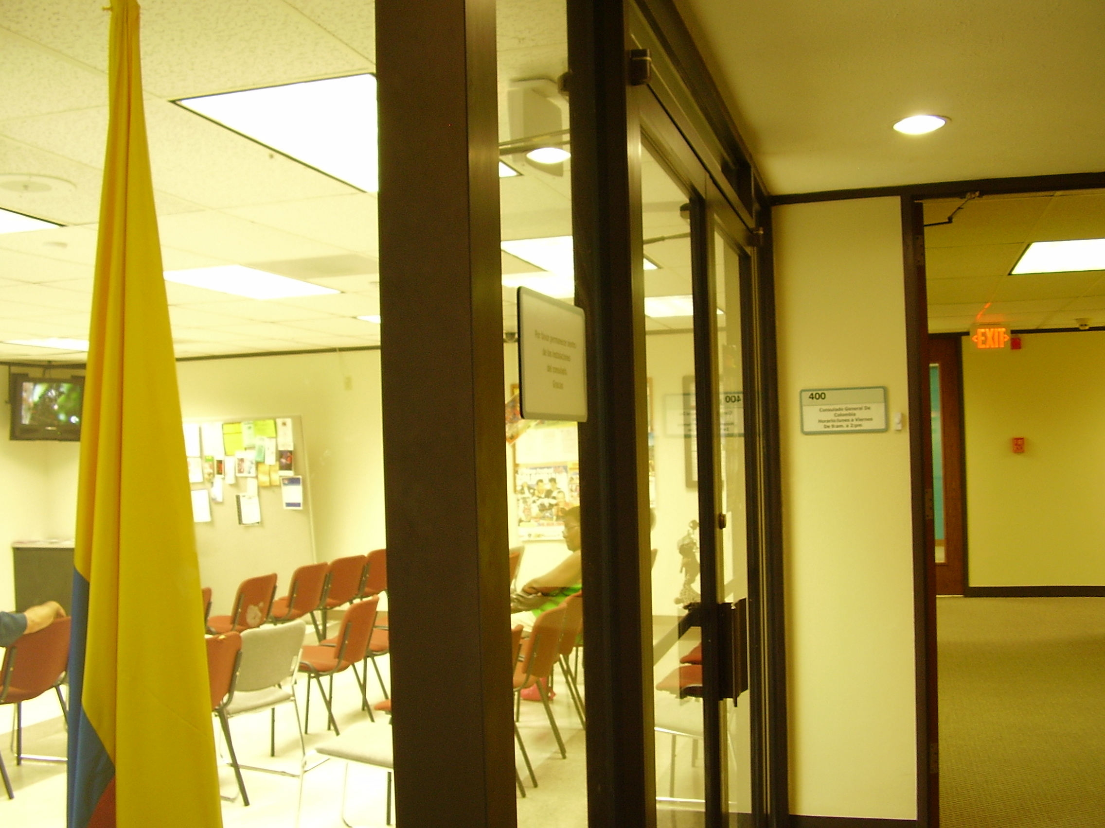 Exterior of the Colombia consulate in Houston