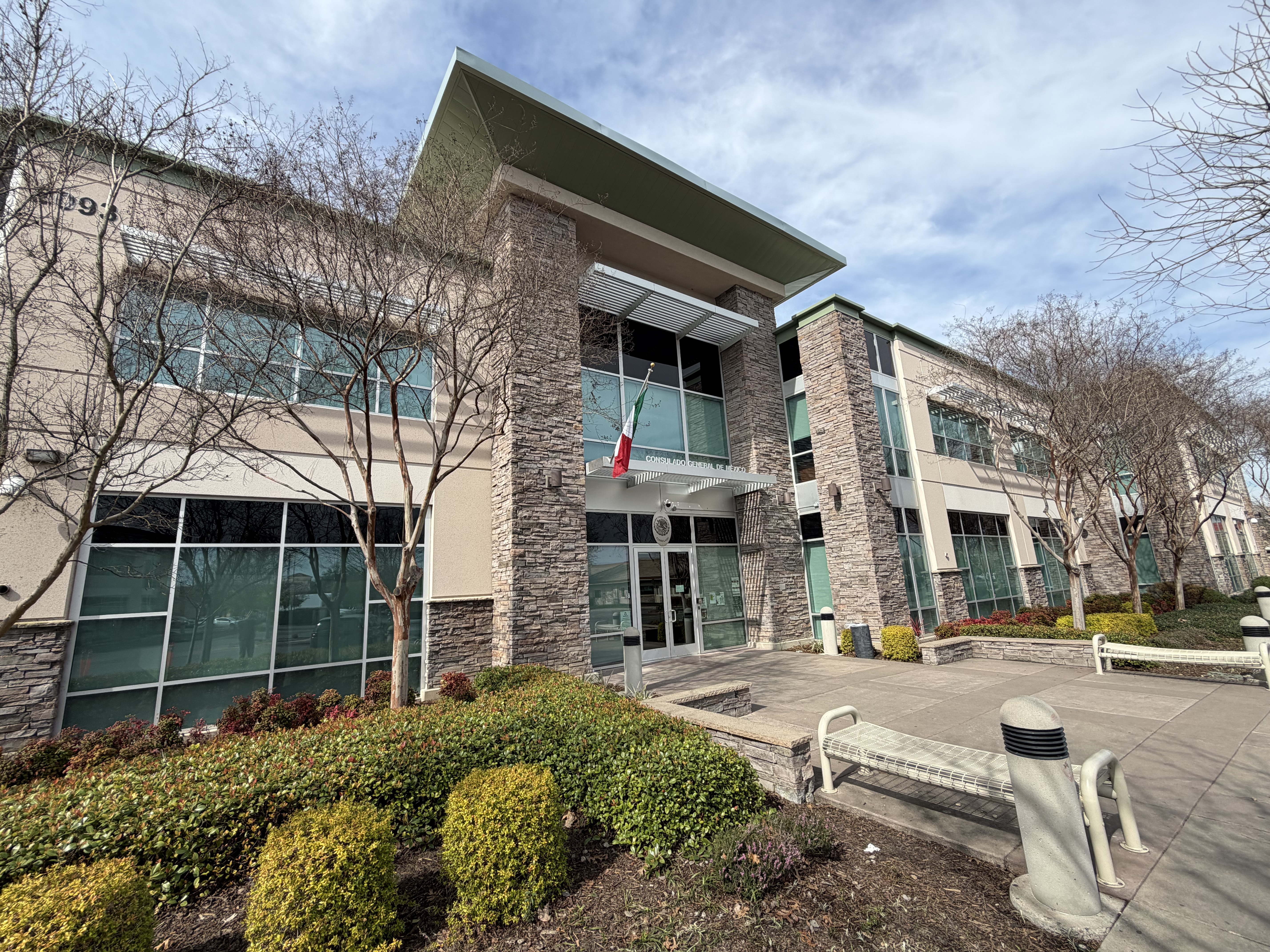 Exterior of the Mexico consulate in Sacramento