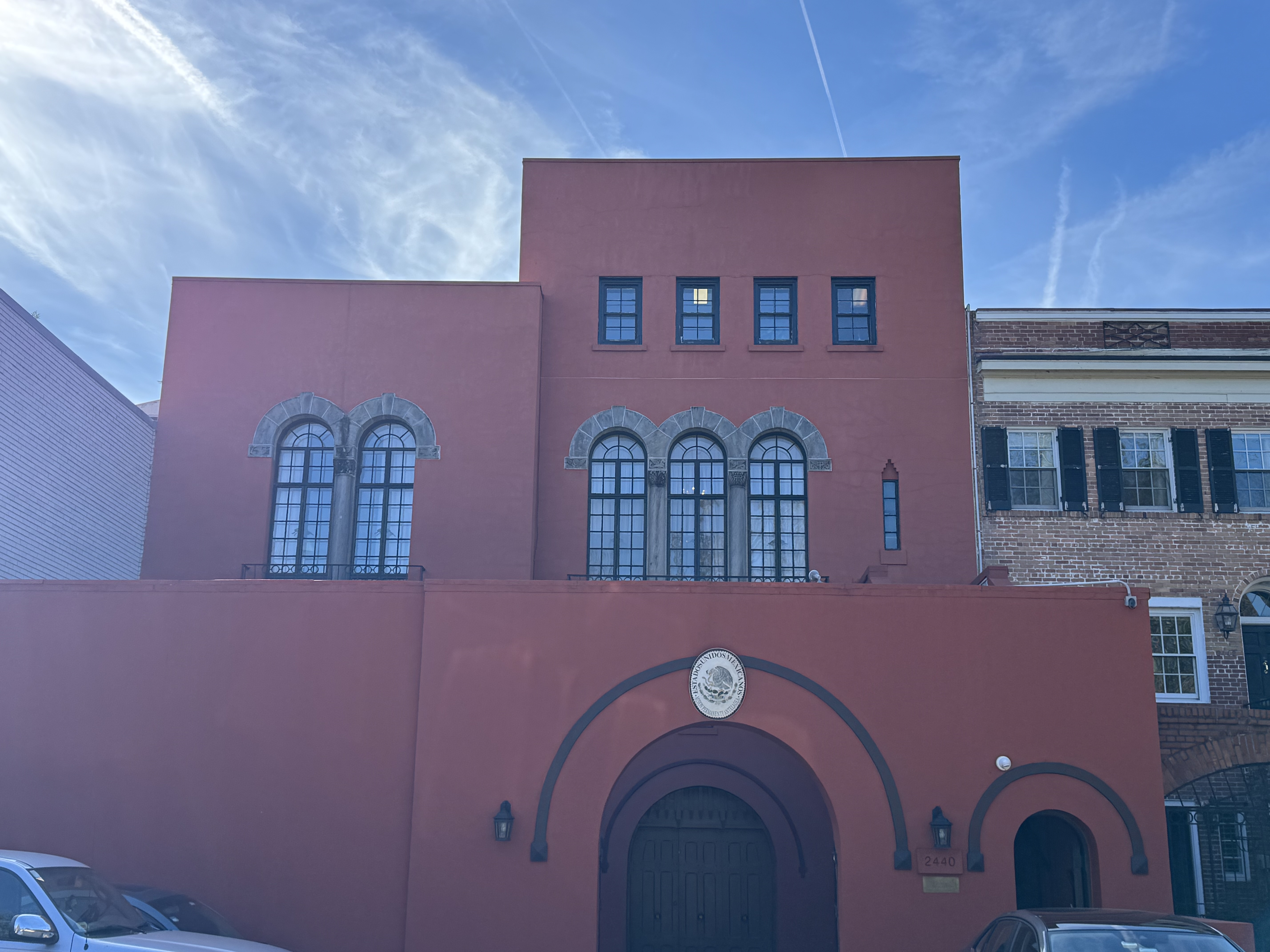 Exterior of the Mexico consulate in Washington