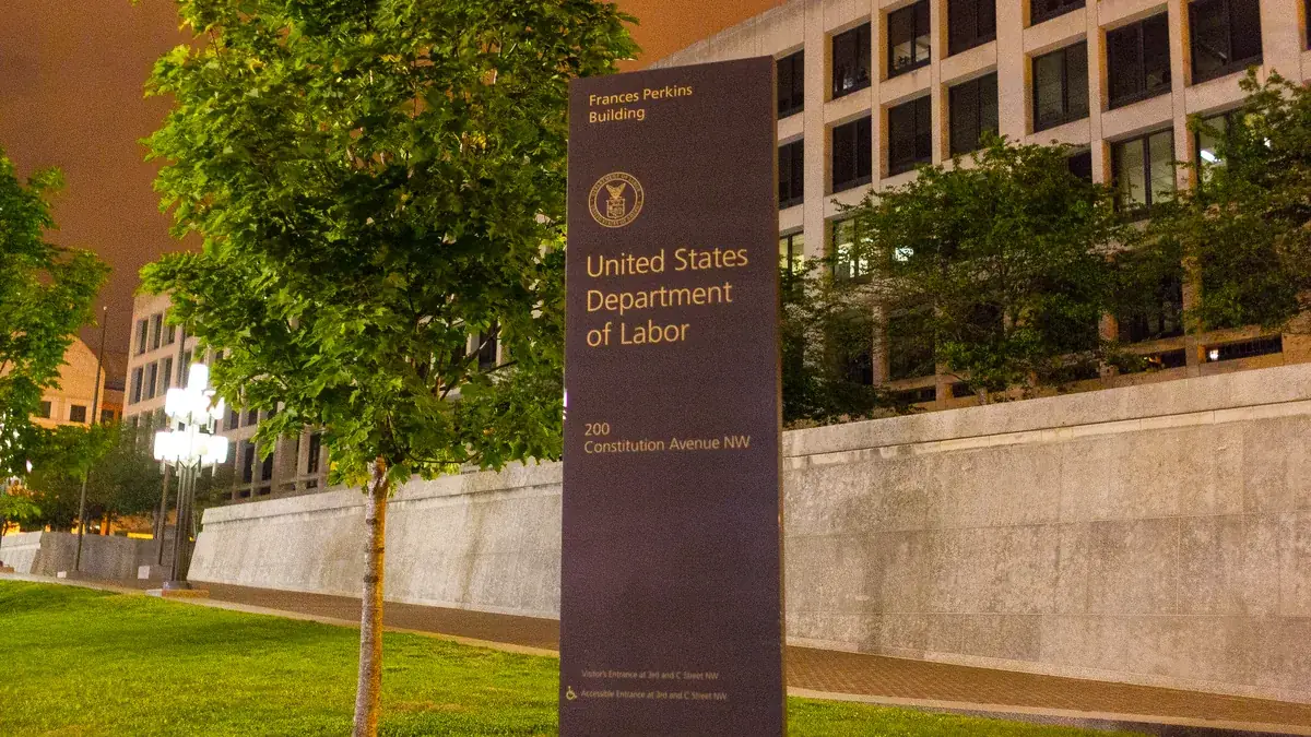 The U.S. Department of Labor (Frances Perkins Building).
