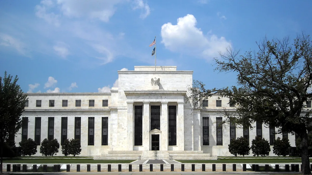 The Federal Reserve building in Washington, D.C.