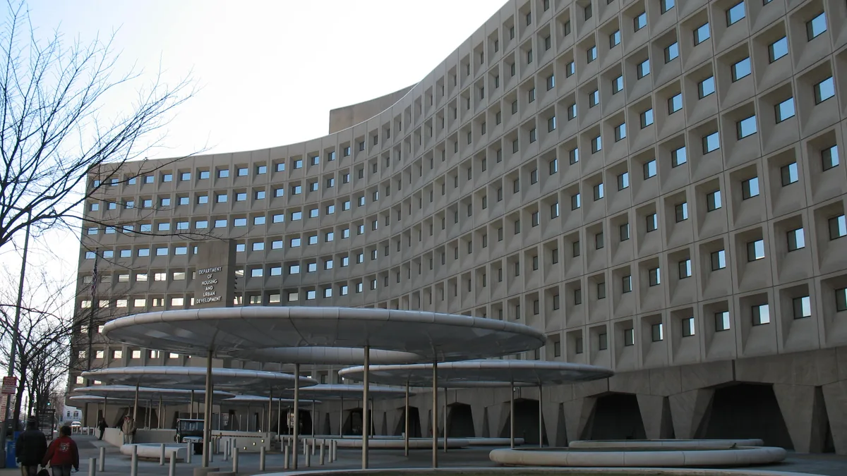 The U.S. Department of Housing and Urban Development headquarters.