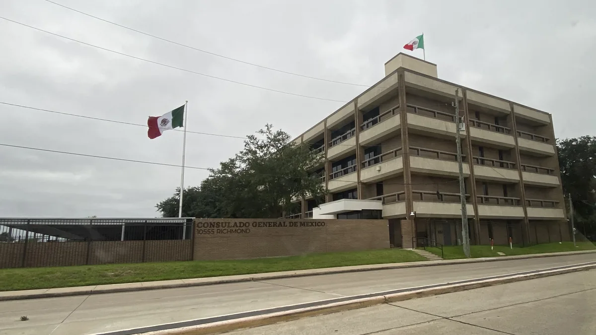 The Mexico consulate building in Houston, Texas.