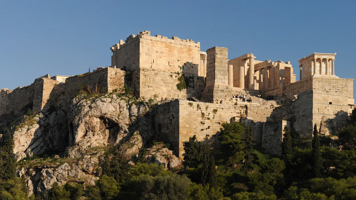 The Acropolis of Athens, Greece.