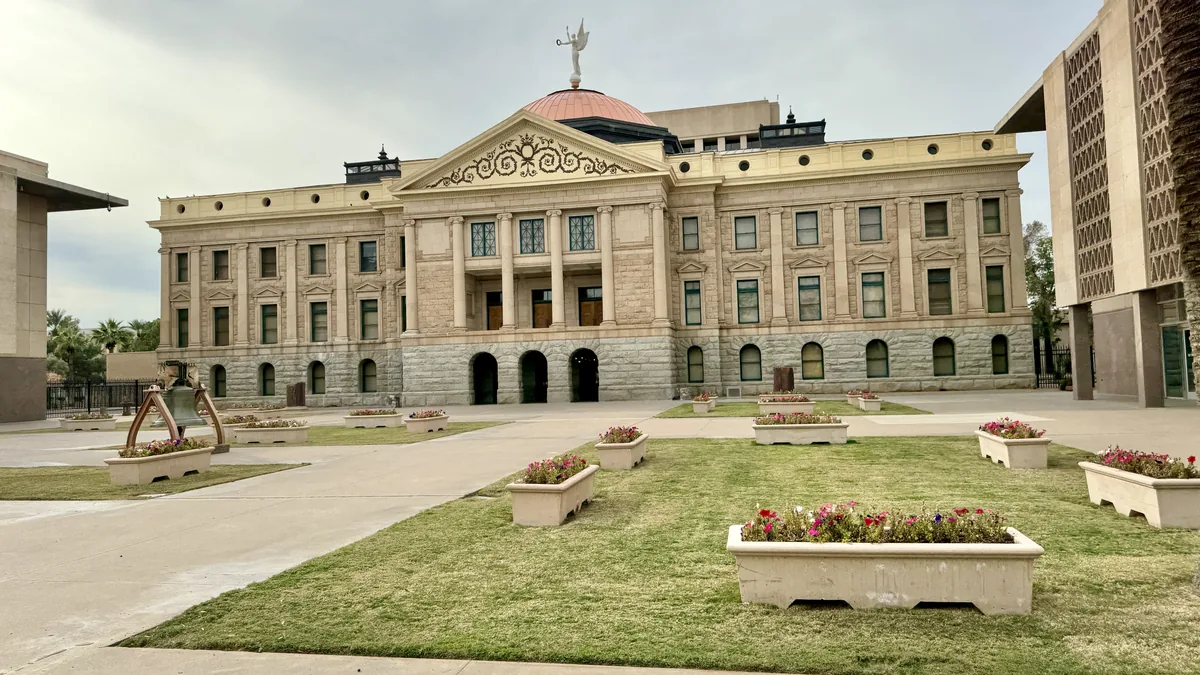 The Arizona State Capitol in Phoenix.