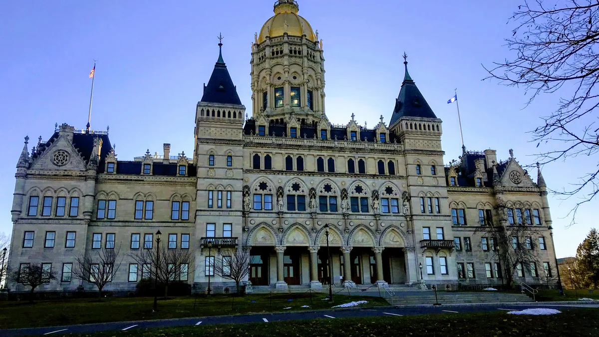 The Connecticut State Capitol in Hartford.