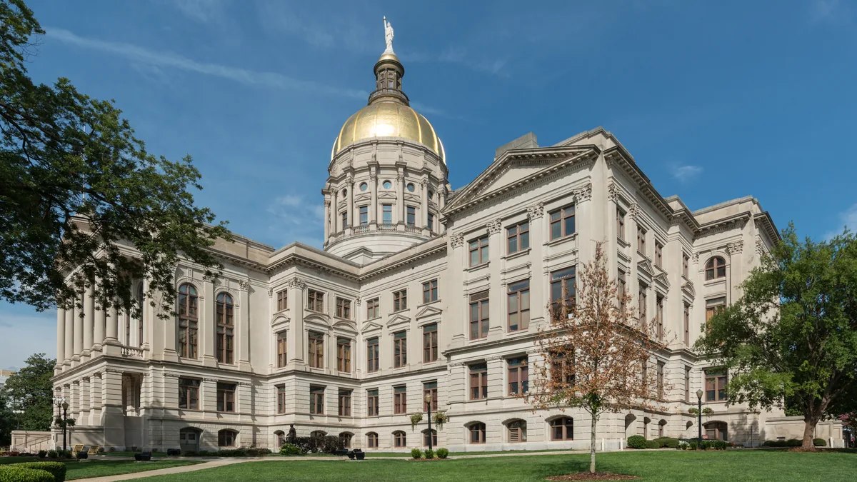 The Georgia State Capitol in Atlanta.