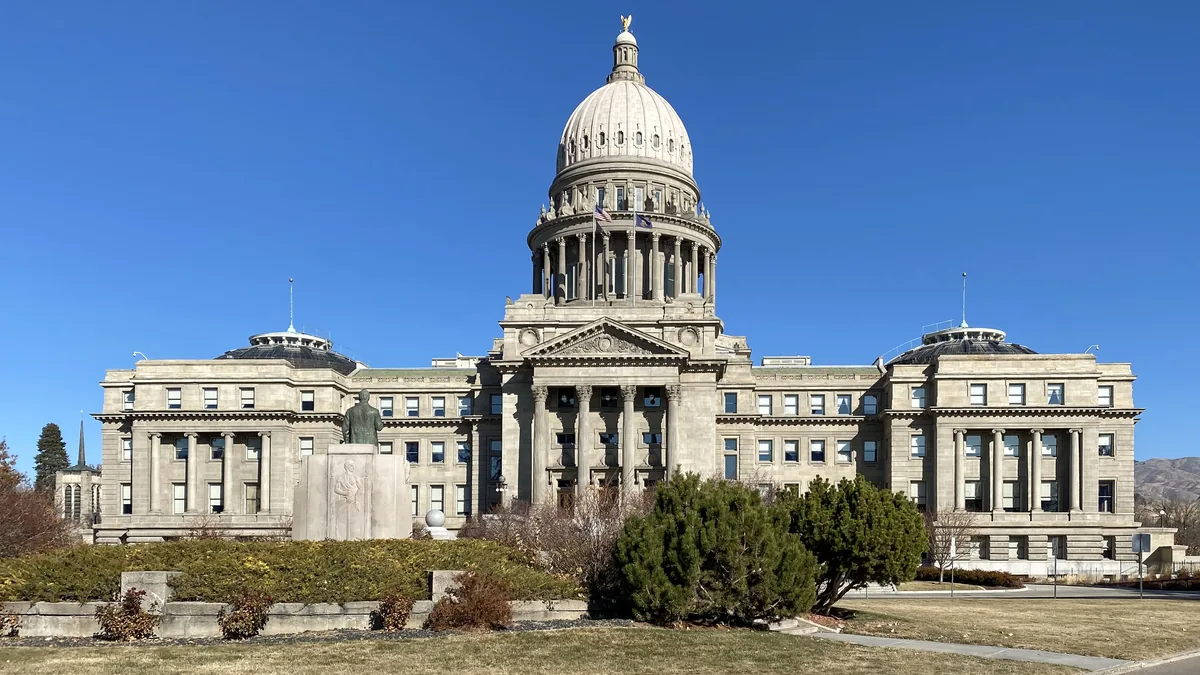 The Idaho State Capitol in Boise.