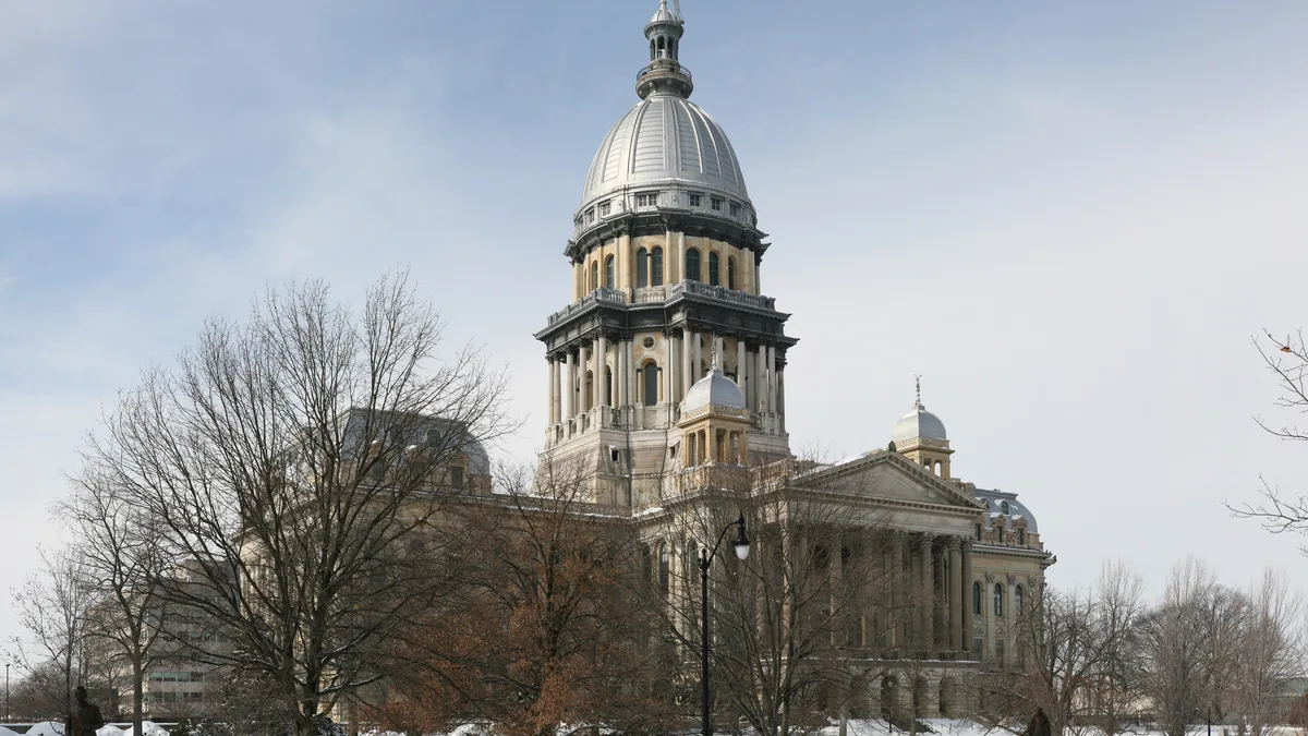 The Illinois State Capitol in Springfield.
