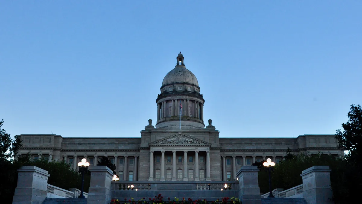 The Kentucky State Capitol in Frankfort.