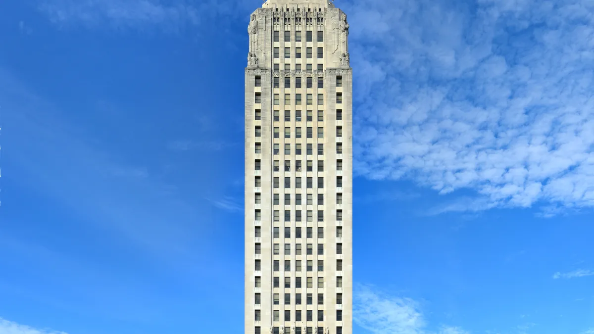 The Louisiana State Capitol in Baton Rouge.