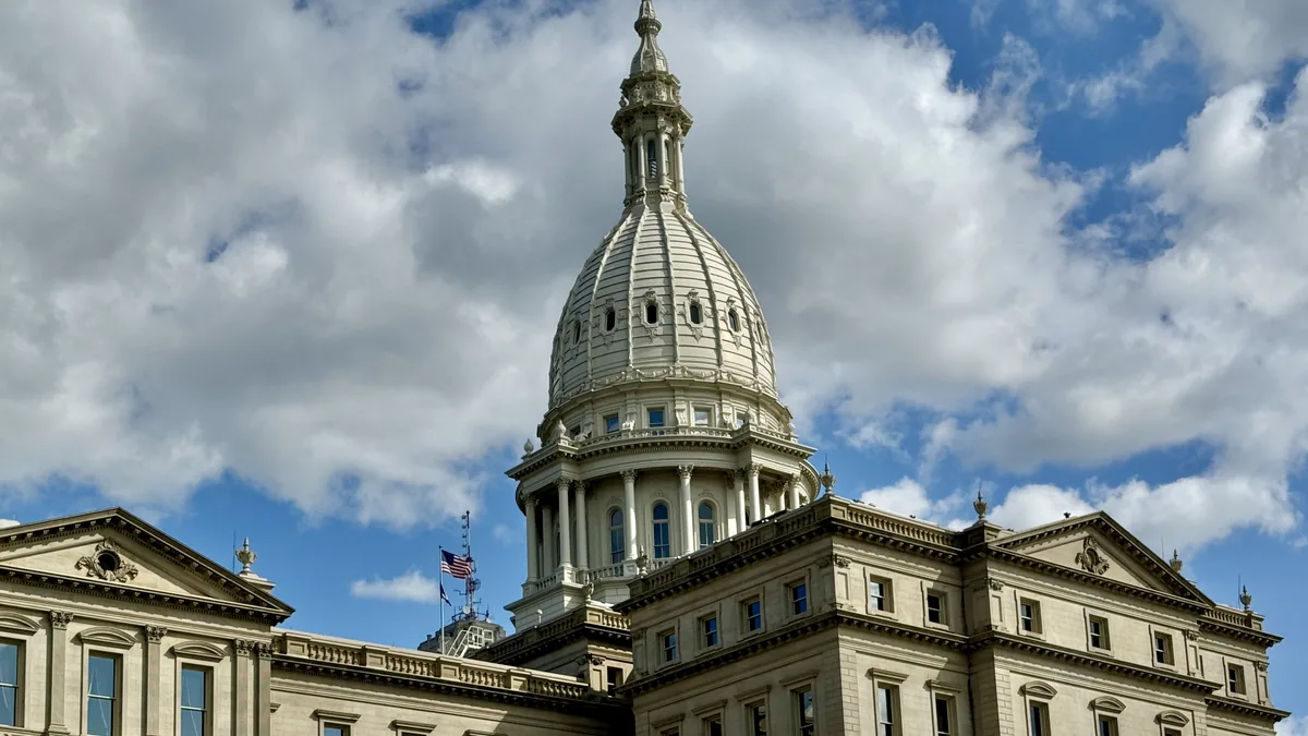 The Michigan State Capitol in Lansing.