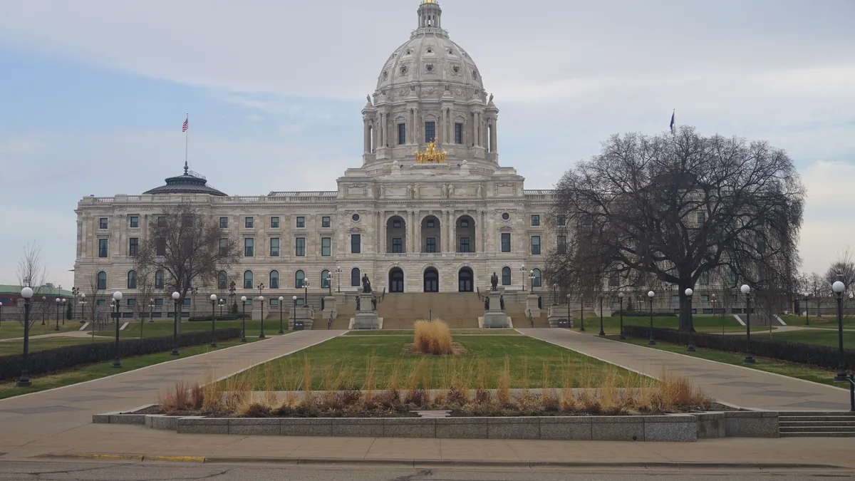 The Minnesota State Capitol in Saint Paul.