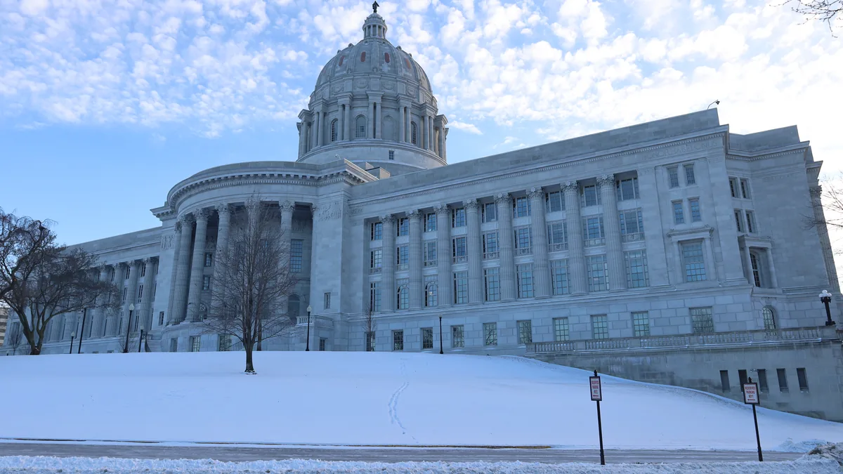 The Missouri State Capitol in Jefferson City.
