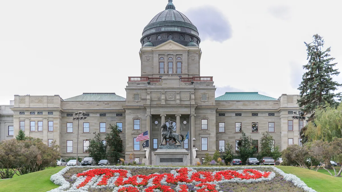 The Montana State Capitol in Helena.
