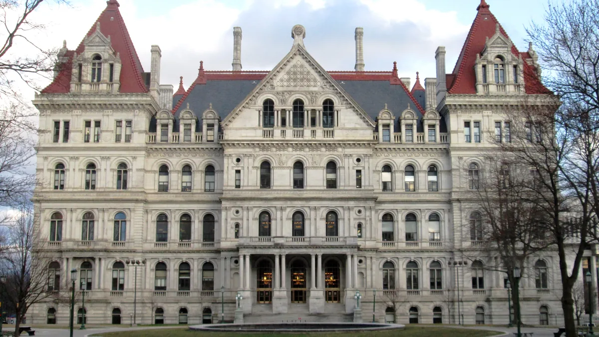 The New York State Capitol in Albany.