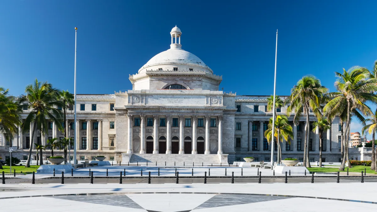 The Capitol of Puerto Rico in San Juan.