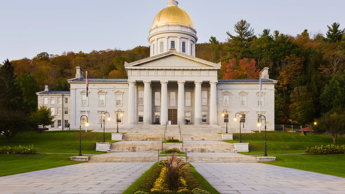 The Vermont State House in Montpelier.