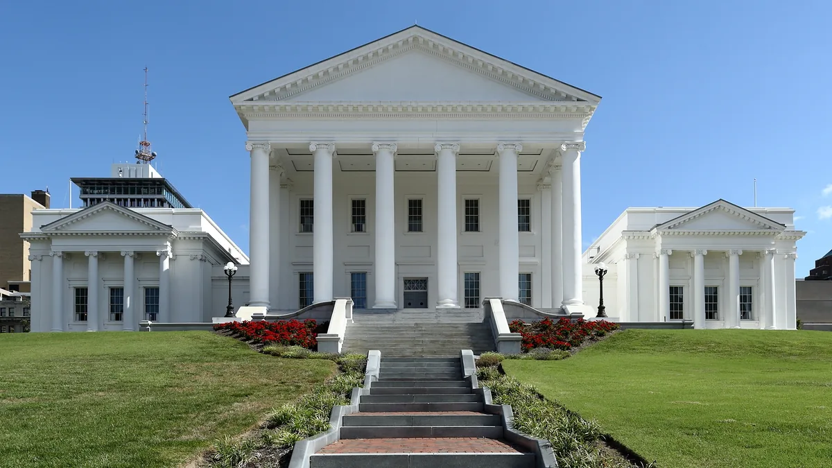 The Virginia State Capitol in Richmond.