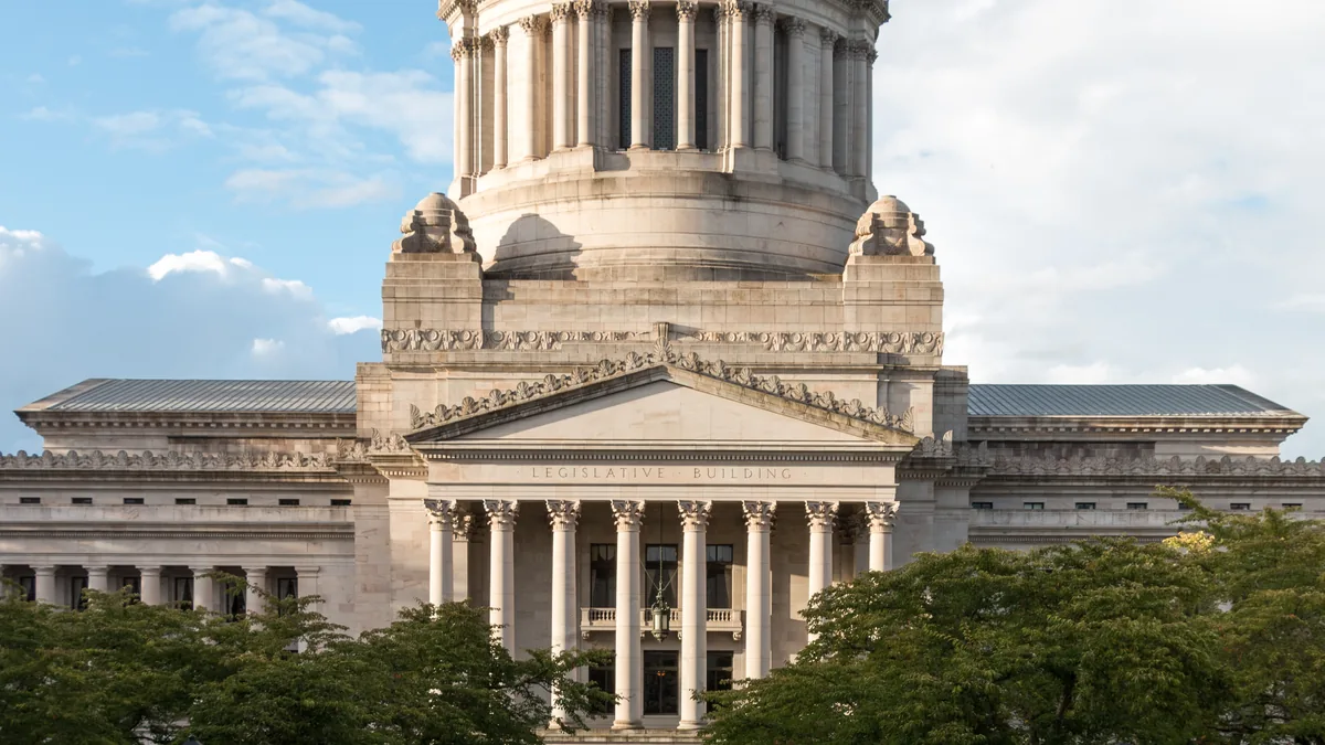 The Washington State Legislative Building in Olympia.