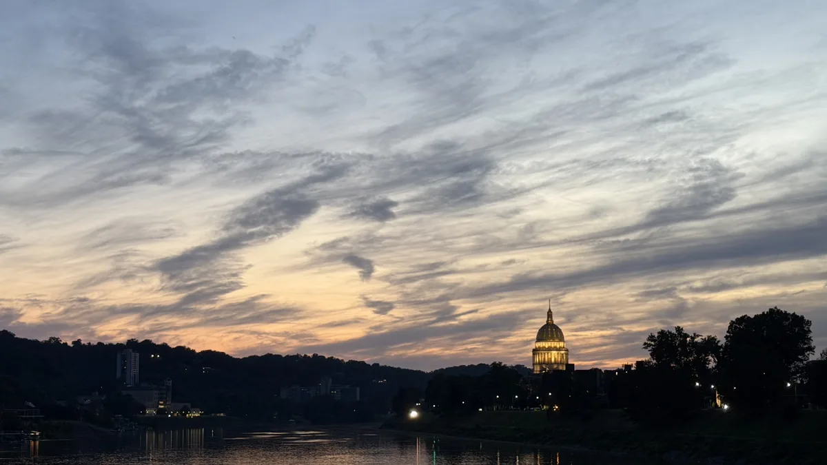 The West Virginia State Capitol in Charleston.