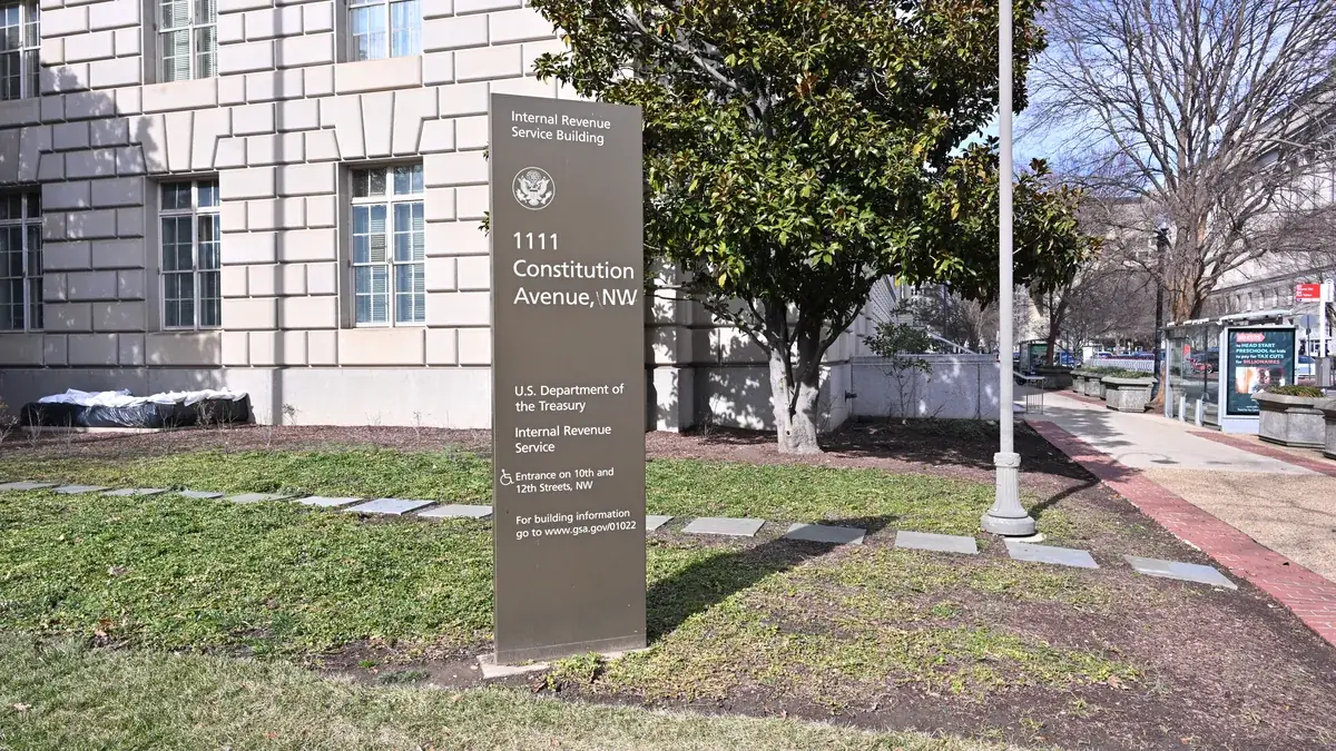 The Internal Revenue Service (IRS) headquarters building in Washington, D.C.