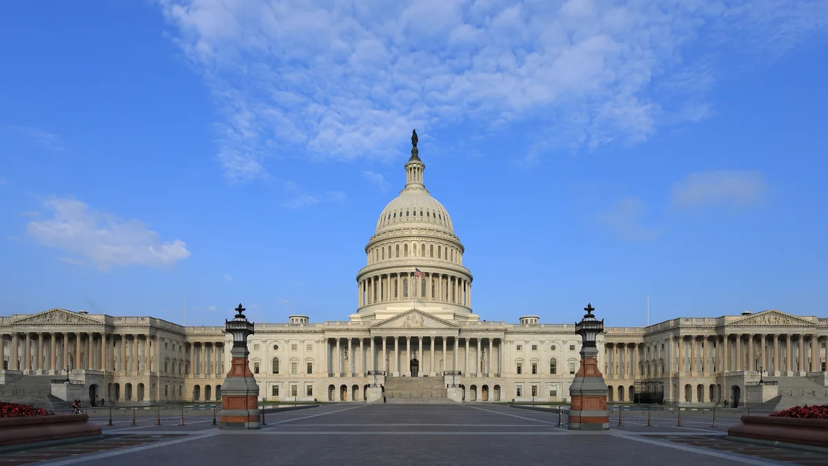 The United States Capitol building in Washington, D.C.